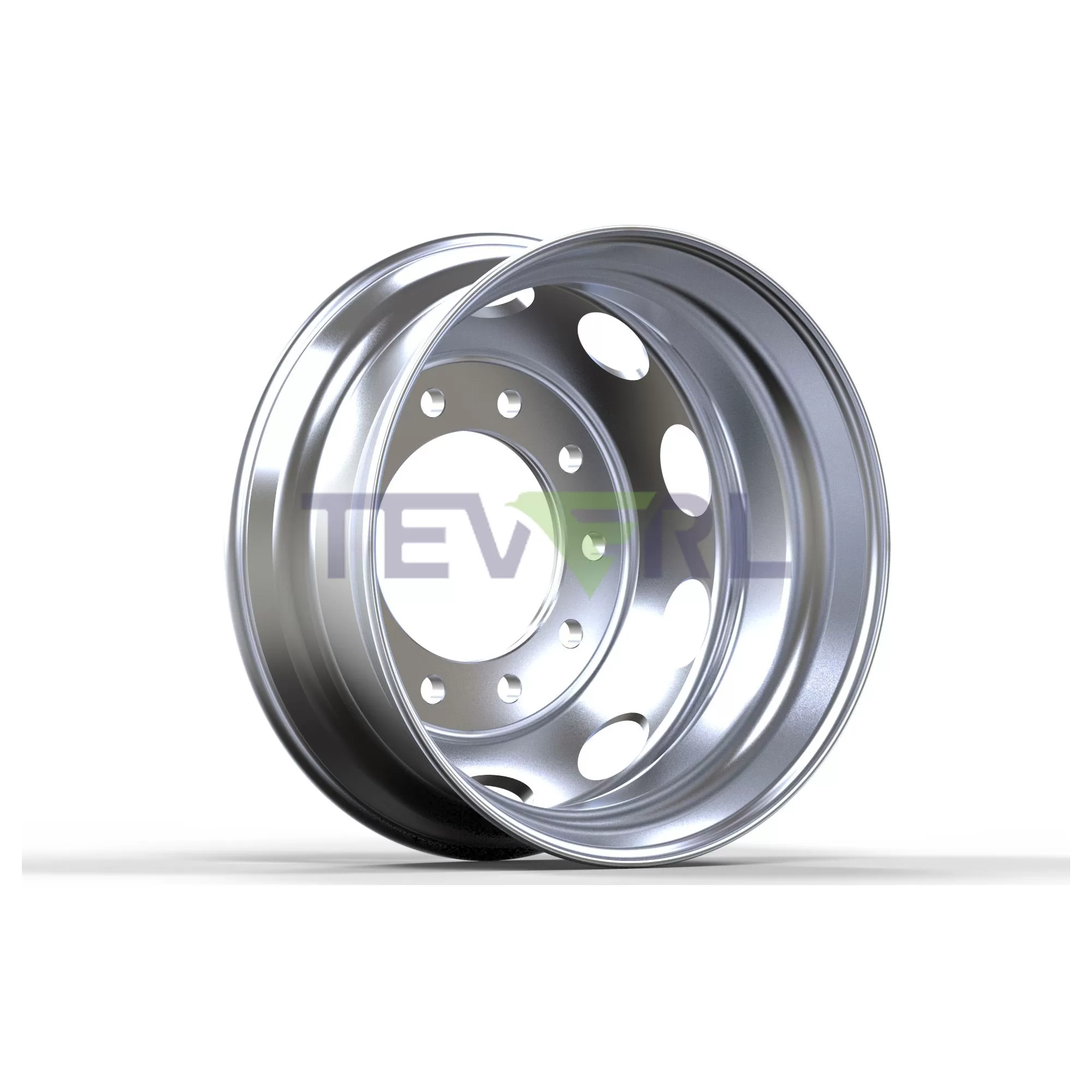 3011005B 22.5*8.25 Hub Piloted Both Polished Face Wheel