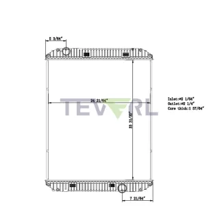 10101028 Freightliner Radiator