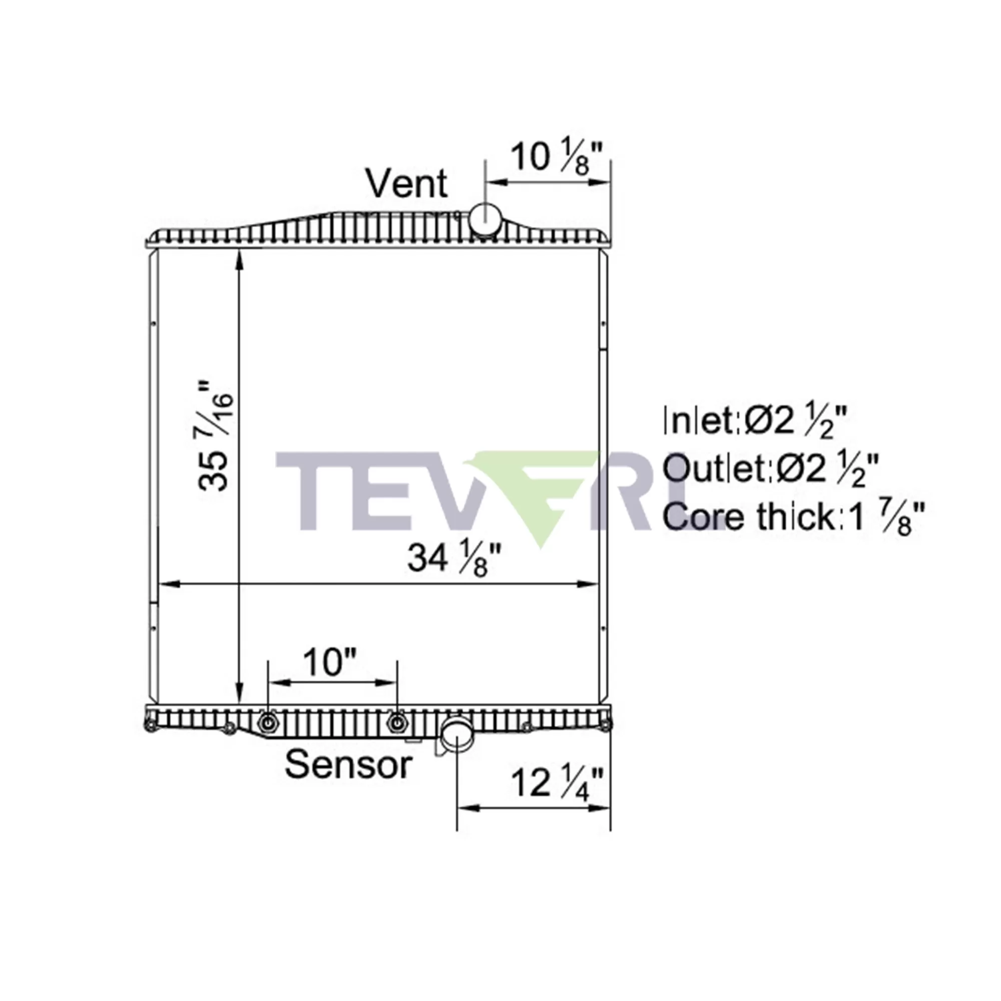 10401001 Volvo Mack Radiator