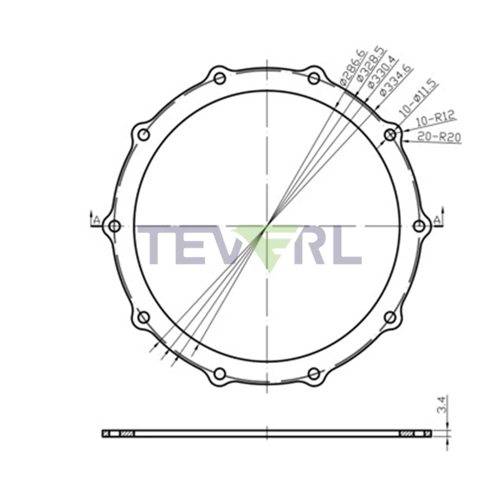 30106059 Doosan Gasket