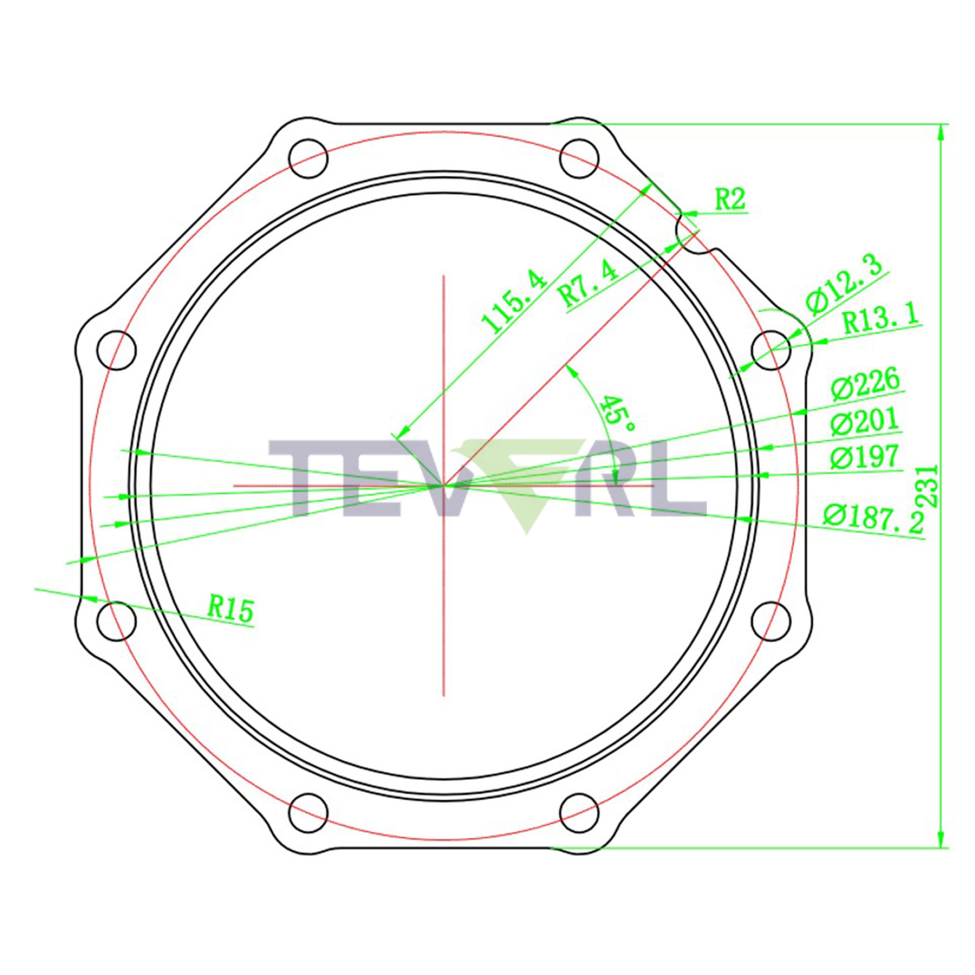 30106070 Kubota Gasket
