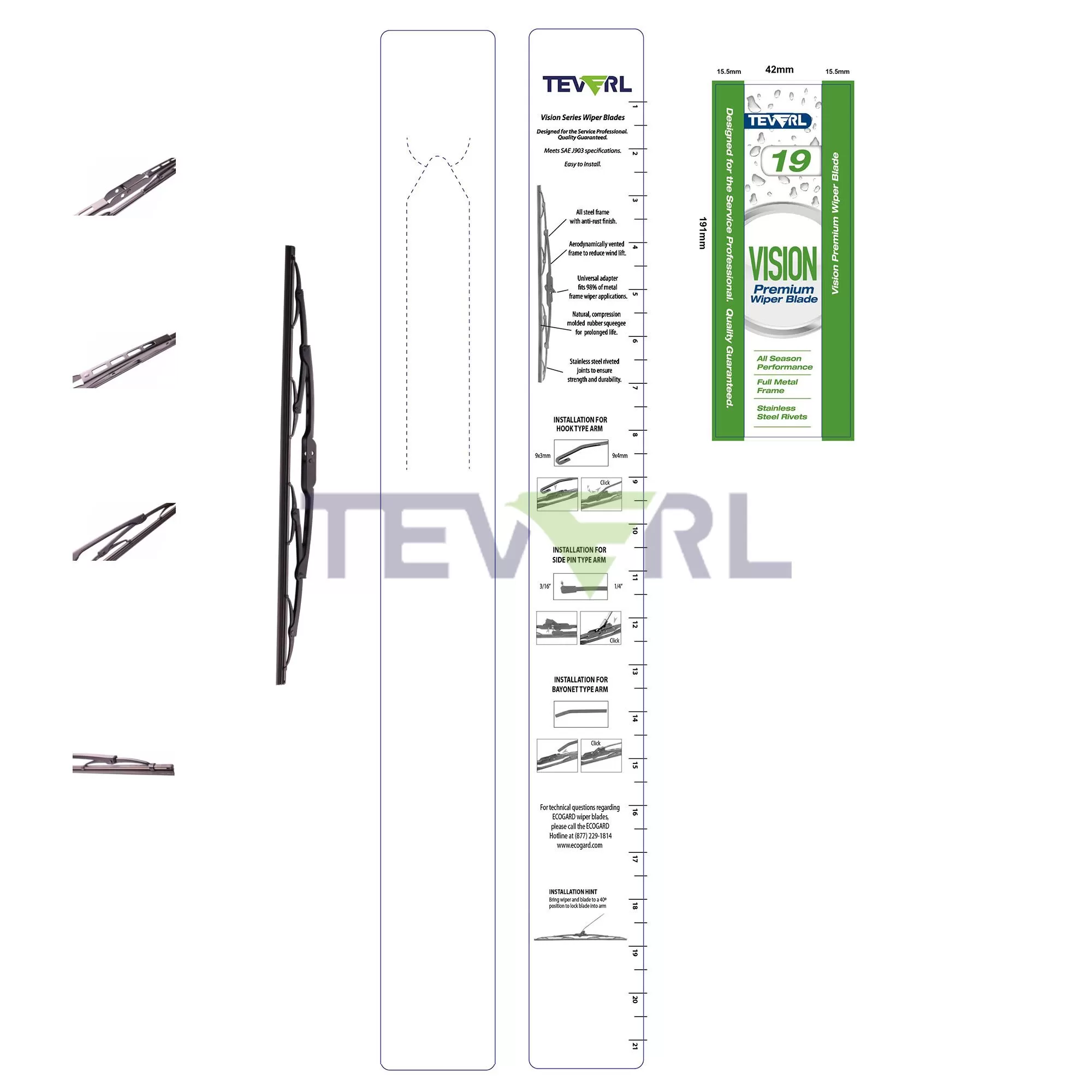 30104004 Wiper Blade 19"