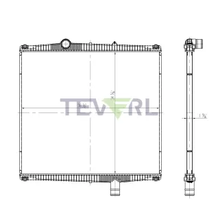 10201012 Kenworth Peterbilt Radiator