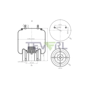 30103014 AIR SPRING 64397/1R130124/8522