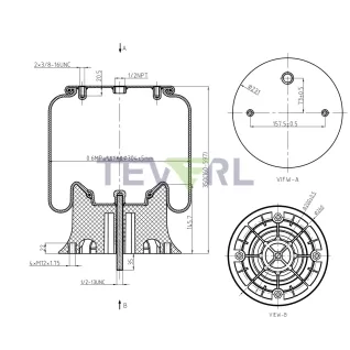 30103019 AIR SPRING 64339/1R12-568