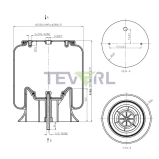 30103022 AIR SPRING 64306/1R12-567/8393