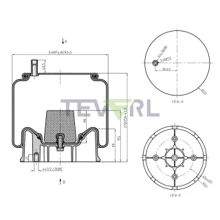 30103030 AIR SPRING 64287/1R13-119/8433