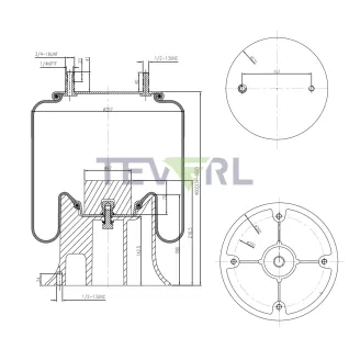 30103032 AIR SPRING 64715/1R12-335/8361