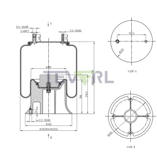 30103037 AIR SPRING 64281/1R12-279/8383