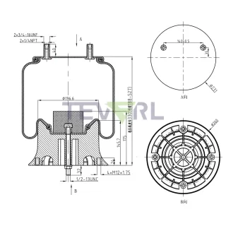 30103045 AIR SPRING 64693/8569