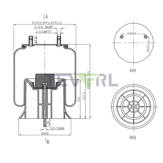 30103046 AIR SPRING 64695