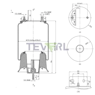 30103049 AIR SPRING 67473/8382P