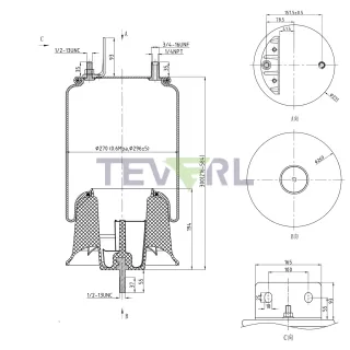 30103049 AIR SPRING 67473/8382P