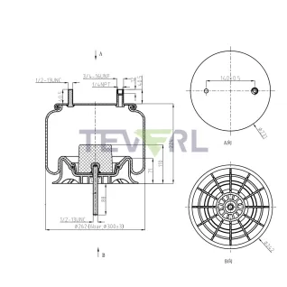 30103051 AIR SPRING 68151