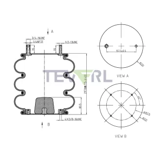 30103066 AIR SPRING 64571/3B12-312/4525