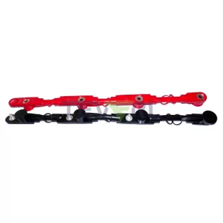 30124012 Four-Battery Harnesses Kit 21" Red and Black