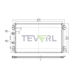 12203001 KOMATSU Crawler Tractor Condenser