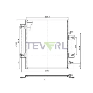 10603008 2007-2010 International 4000 Series Condenser