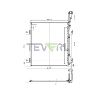 10603009 2001-2007 International 5500, 5600, 5900, 8600, 9300 Series Condenser