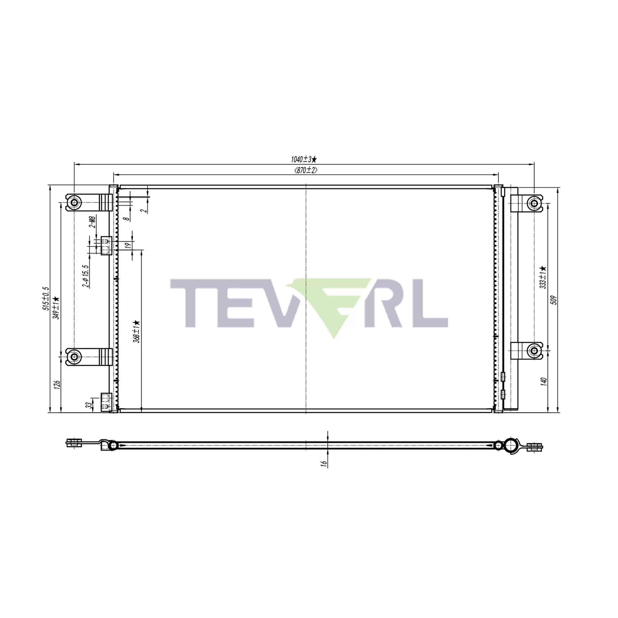 10603013 2018-2020 International LT-RH Series Condenser
