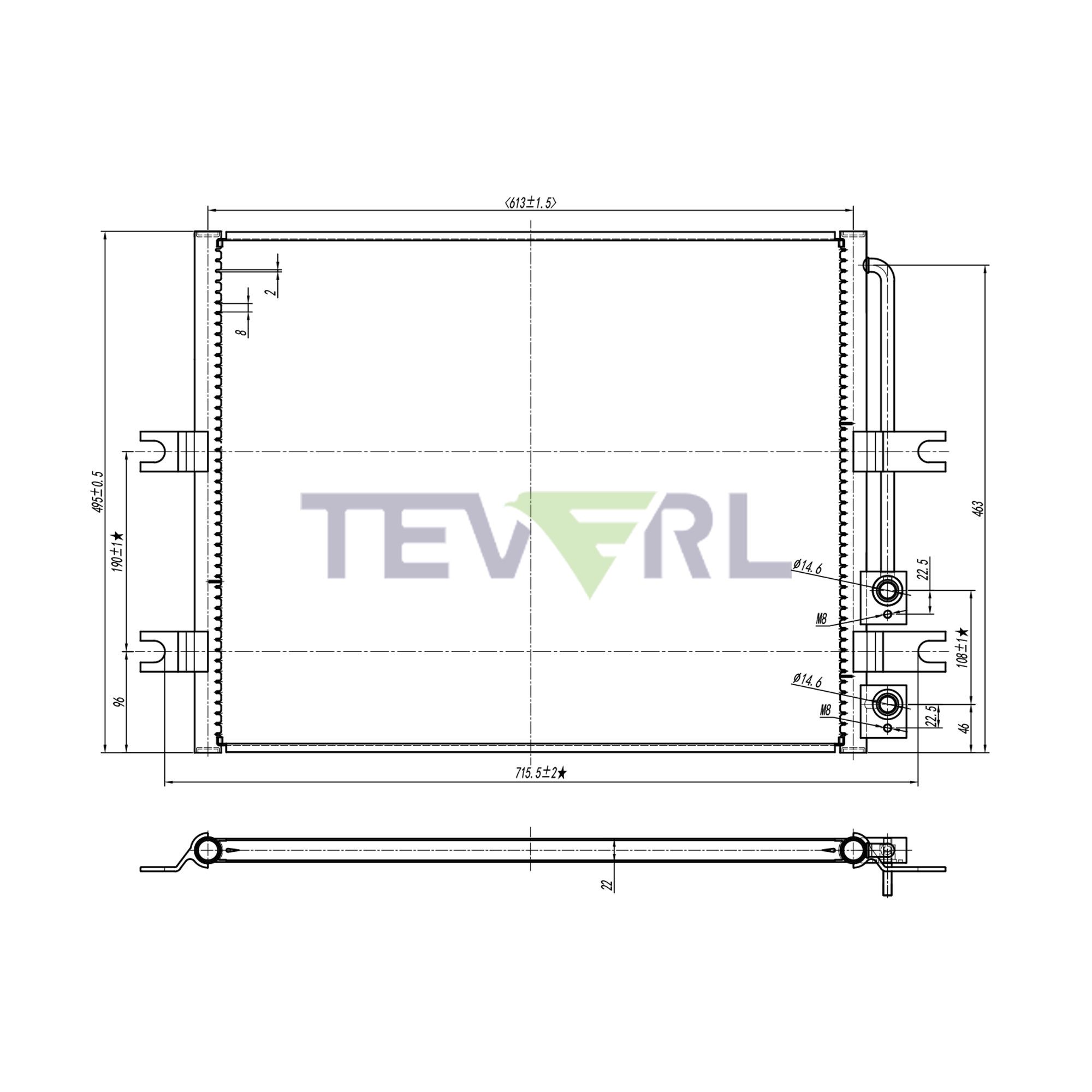 10503008 2008-2013 Mack LEU-MRU Condenser