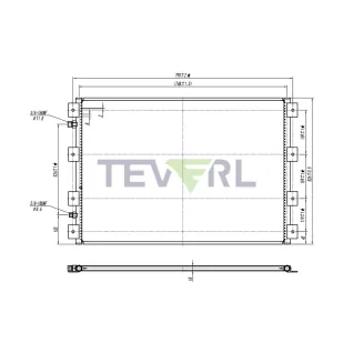 10203005 1996-2011 Kenworth T800 W900B Condenser