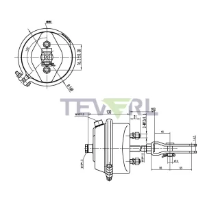 30102020 T16 Single Brake Chamber