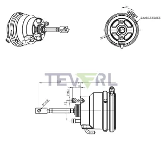 30102038 T61 Spring Brake Chamber