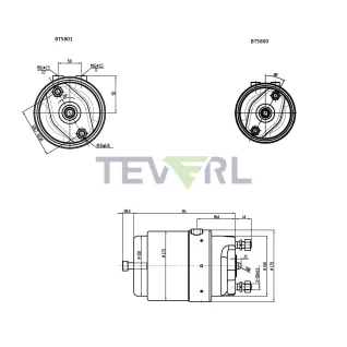 30102045 T20/27 Diaphragm Piston Brake Chamber