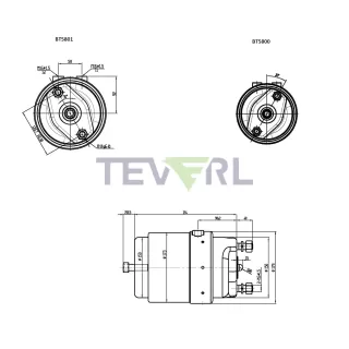 30102045 T20/27 Diaphragm Piston Brake Chamber