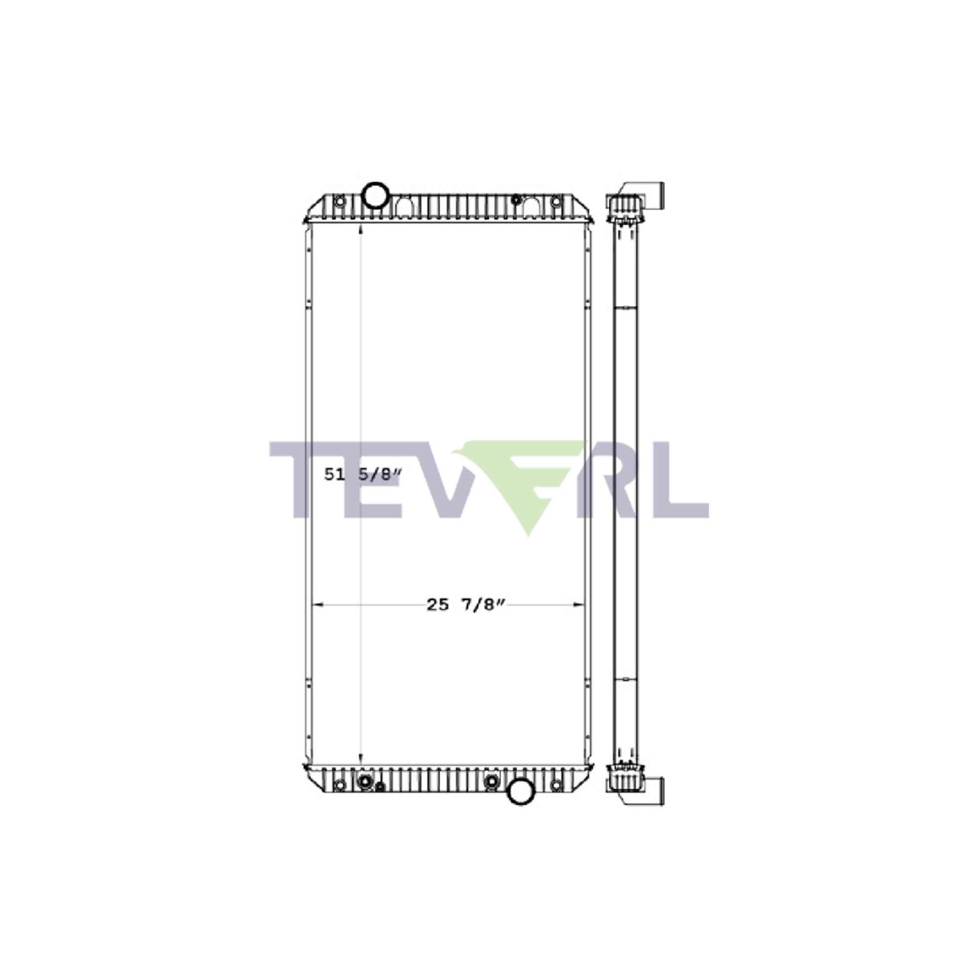 10601025 International LoneStar Radiator 2596325C91