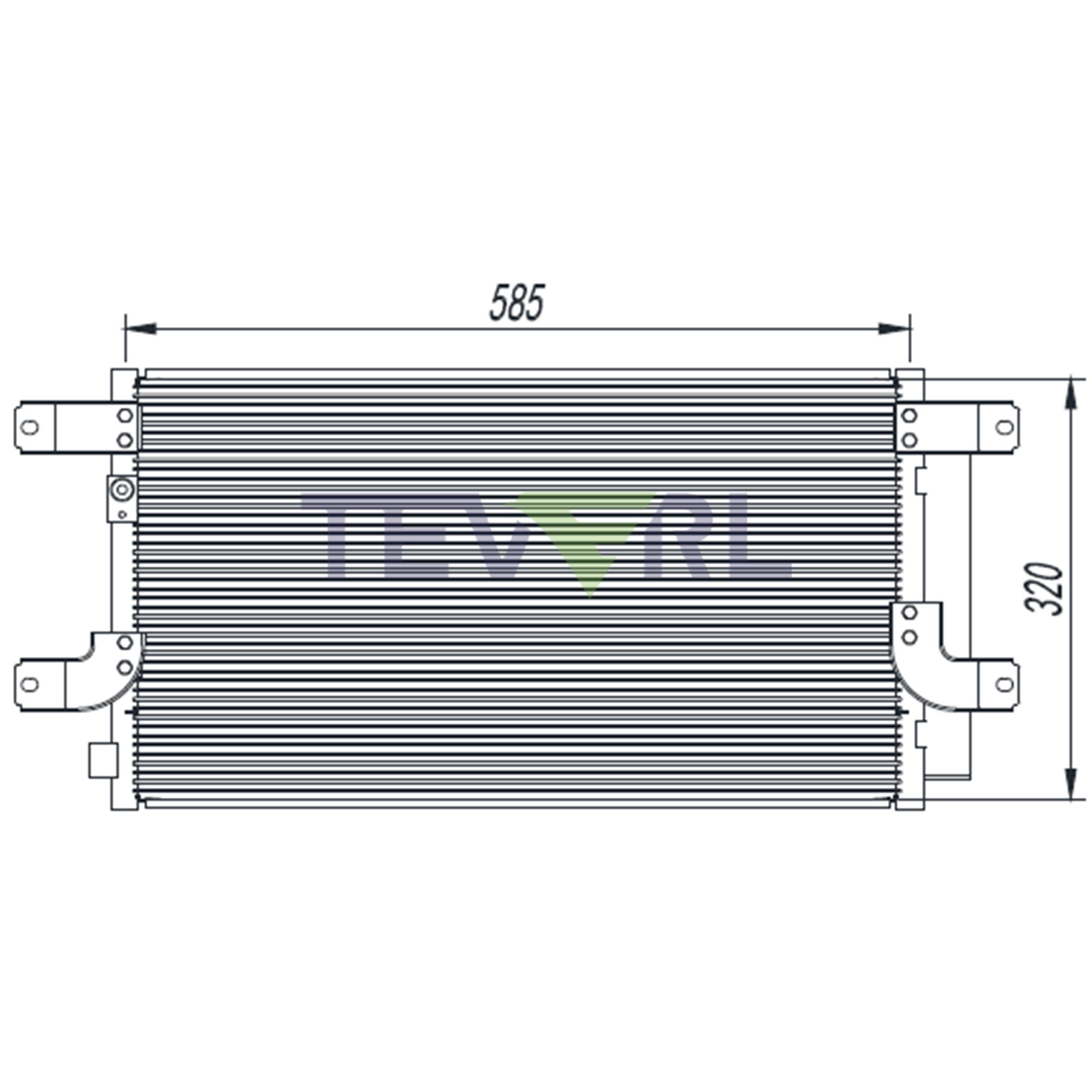 11403002 Hino Condenser 88460E0220