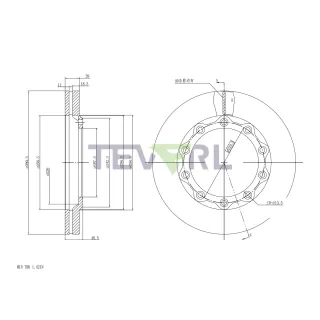 30127010 Geomet Coated Brake Rotors 15.37"X1.91"