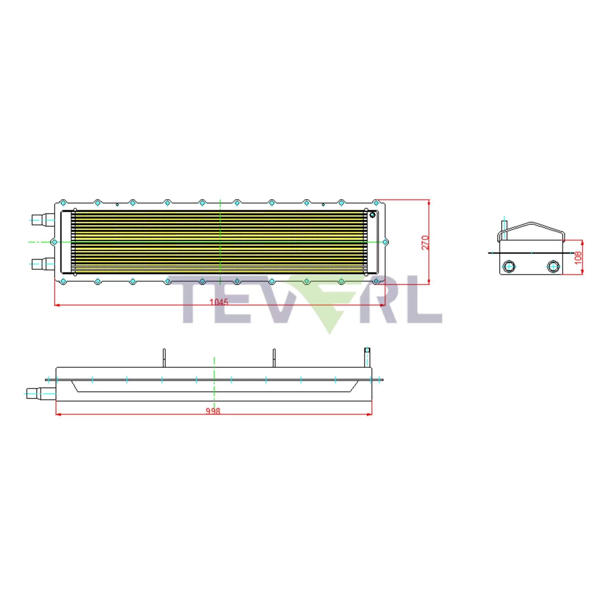 30130003 Cummins QSK95 Aftercooler 3638821