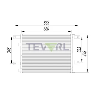 10303011 Peterbilt Kenworth Condenser