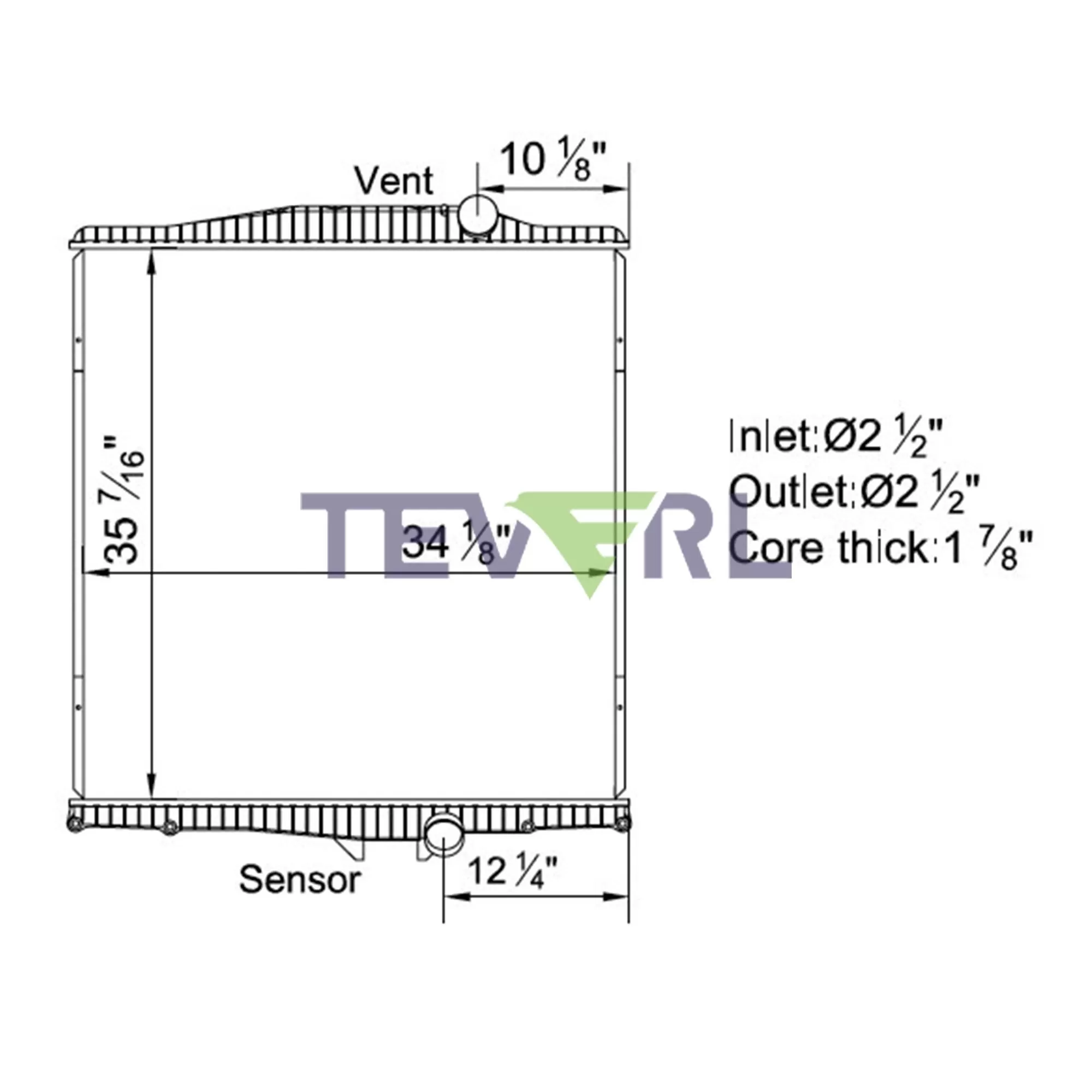 10401002 Volvo Radiator 1003406
