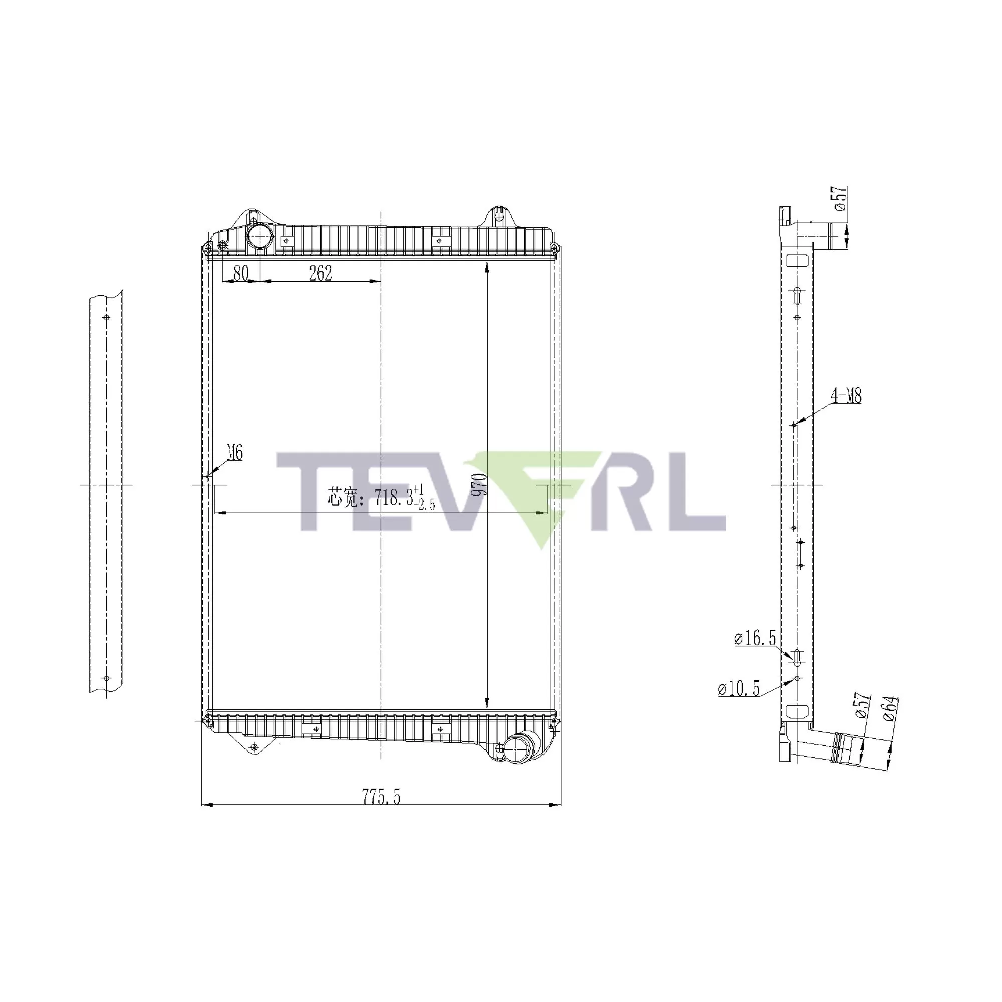 10801012 Scania Radiator