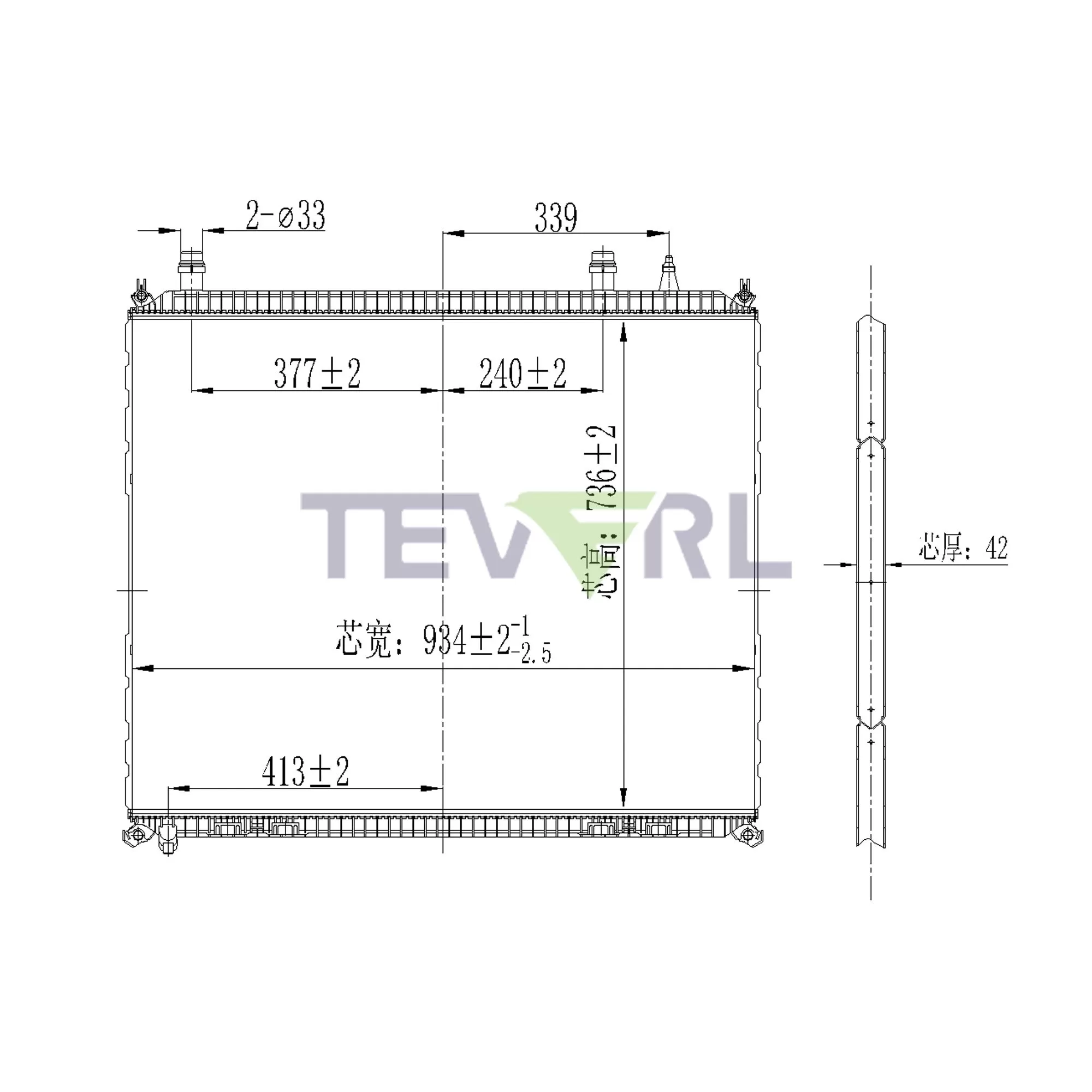 10901026 MAN Radiator