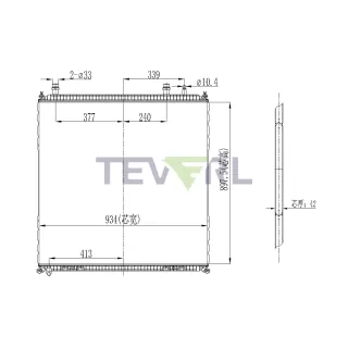 10901025 MAN Radiator