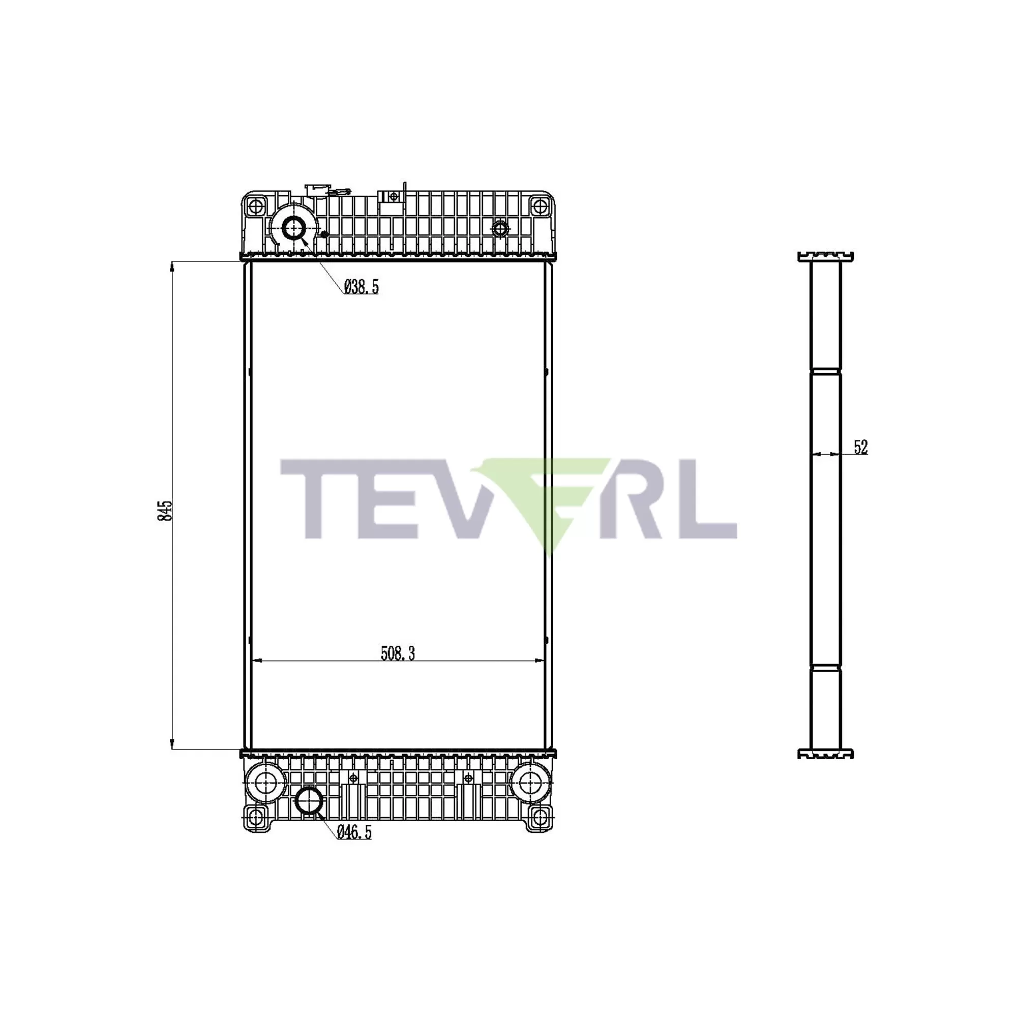 11601009 Isuzu FTR Radiator