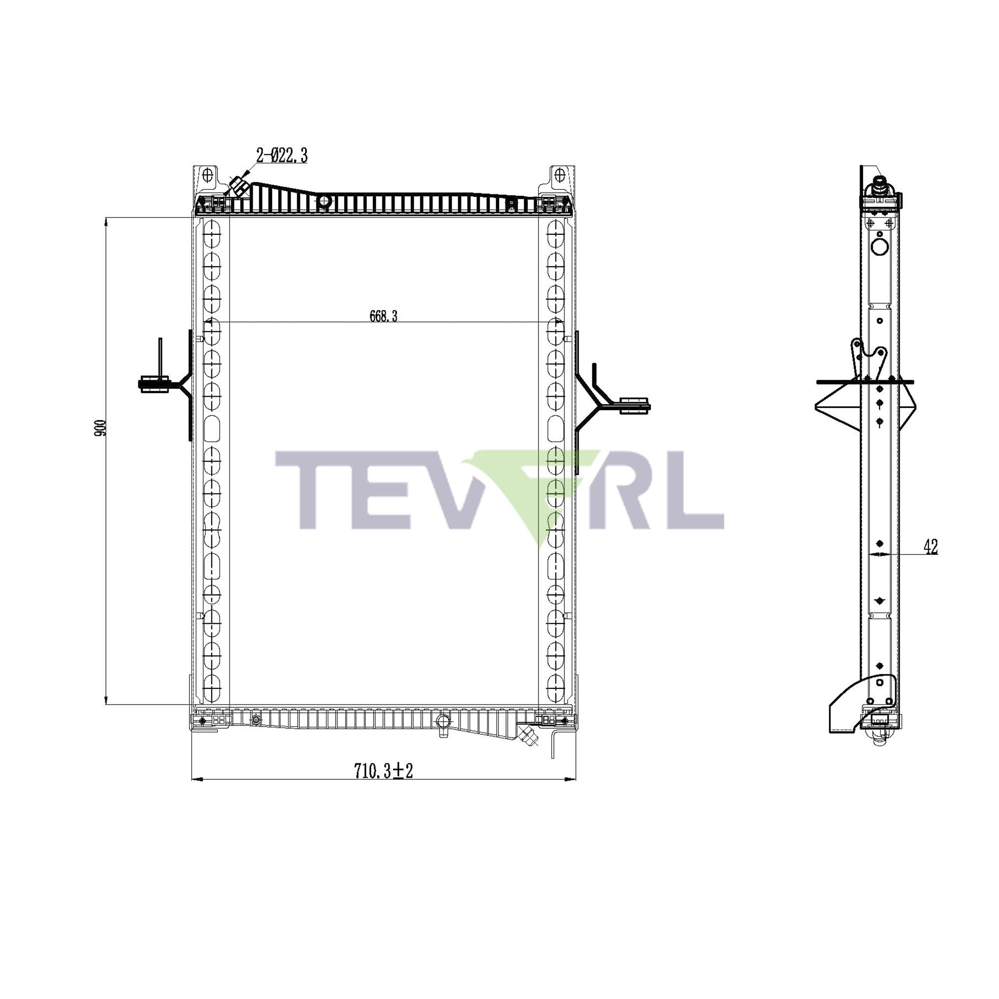 10901029 MAN Radiator