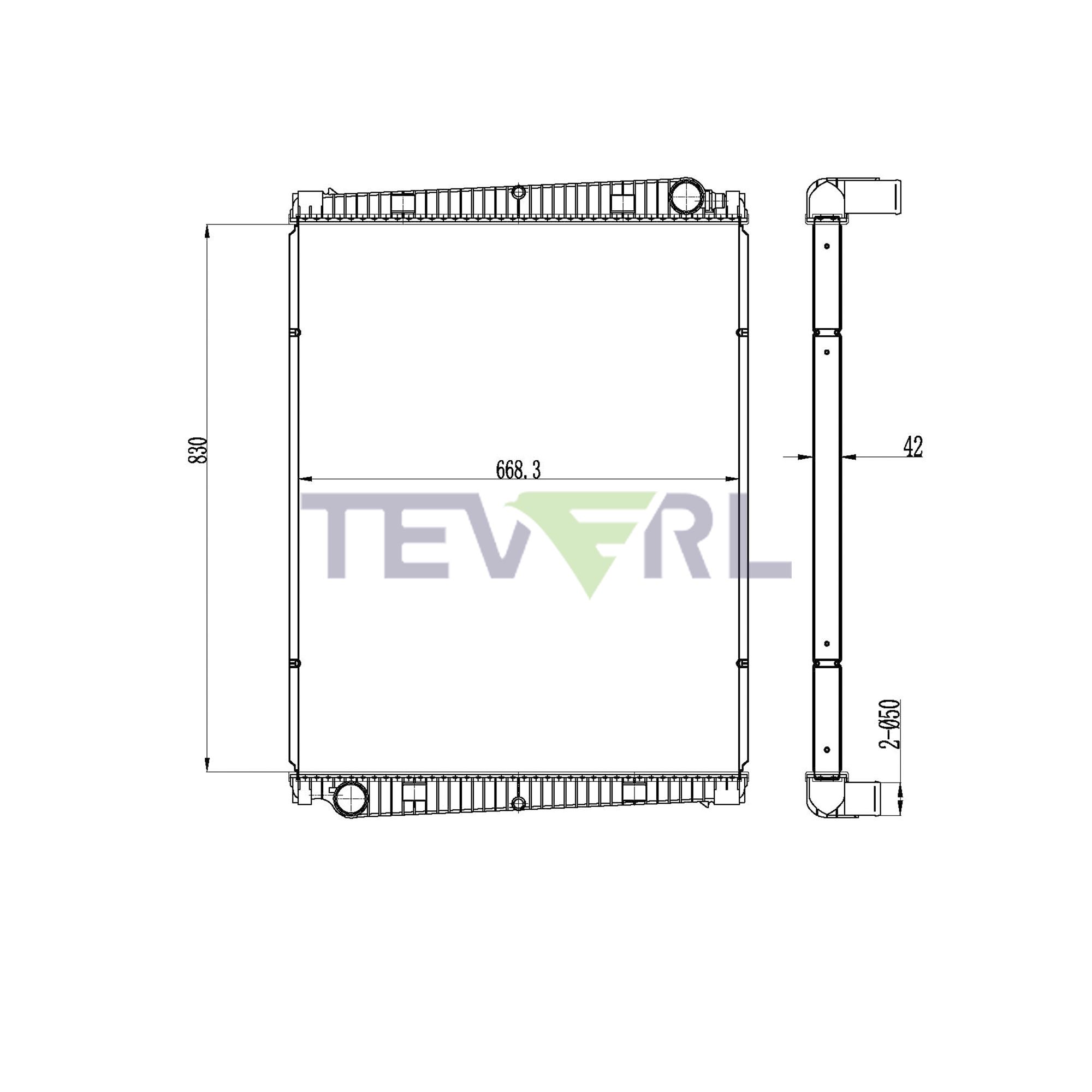 10901017 MAN Radiator