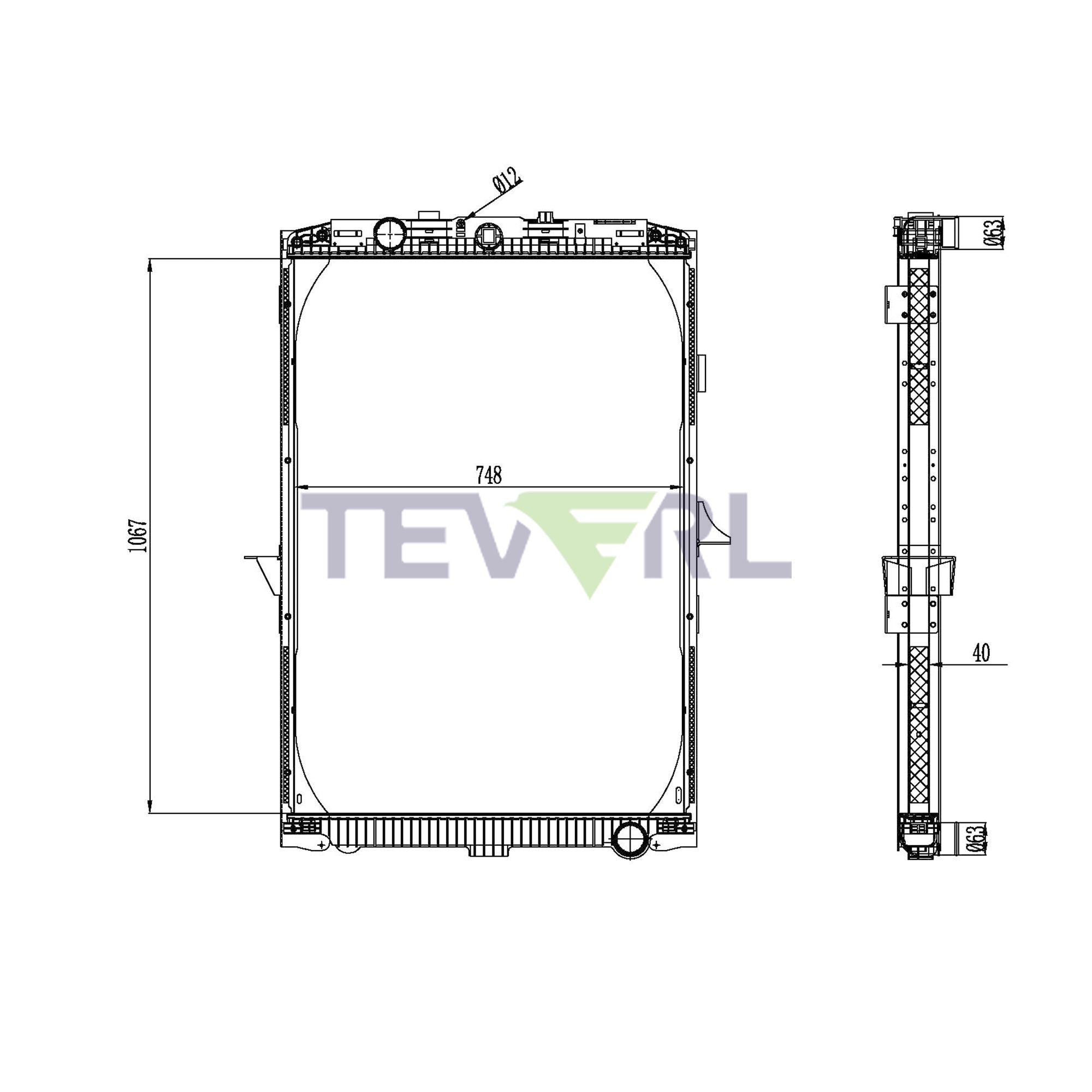 11301011 Daf Radiator