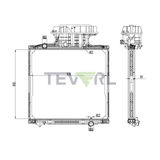 10901004 MAN Radiator