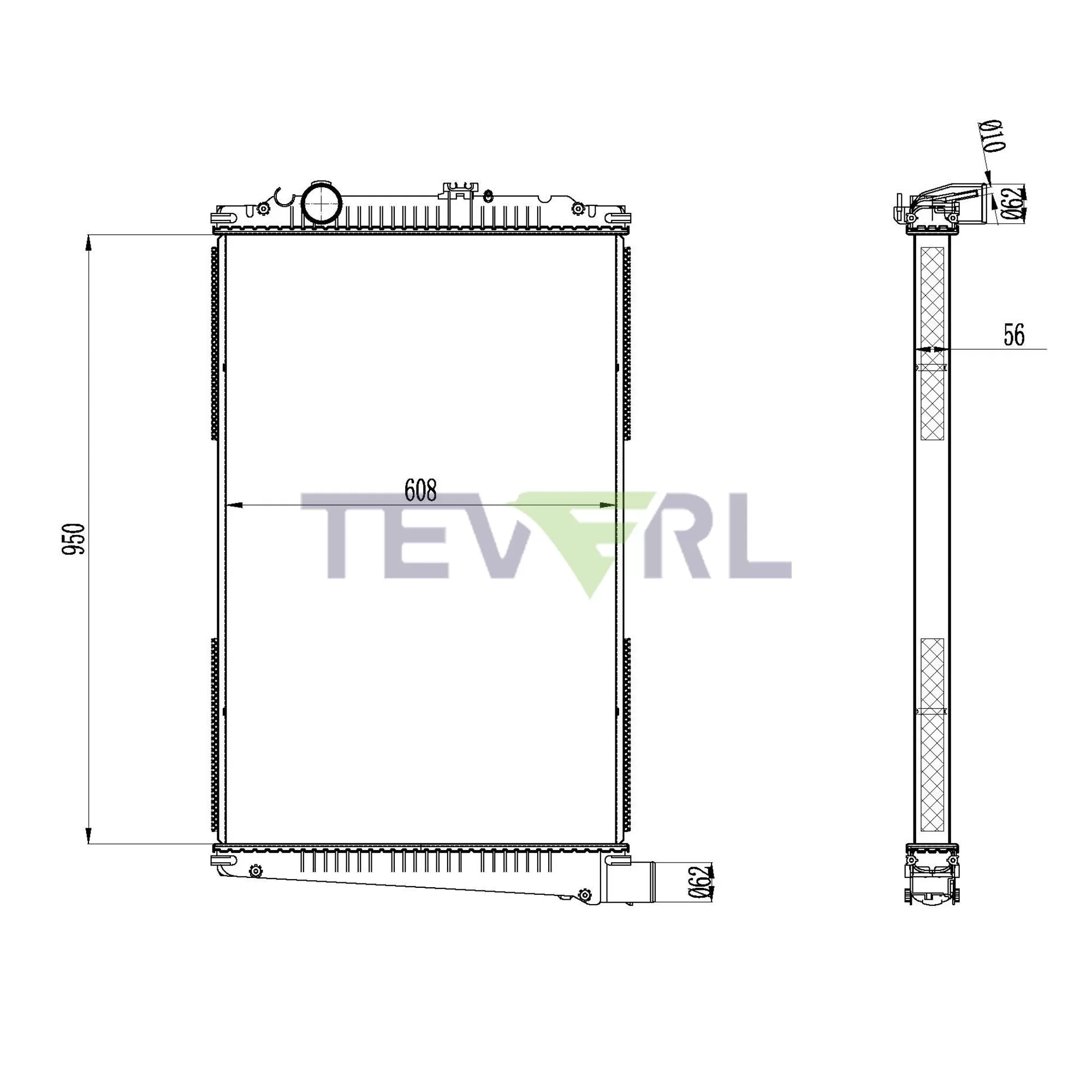 11301015 Daf Radiator
