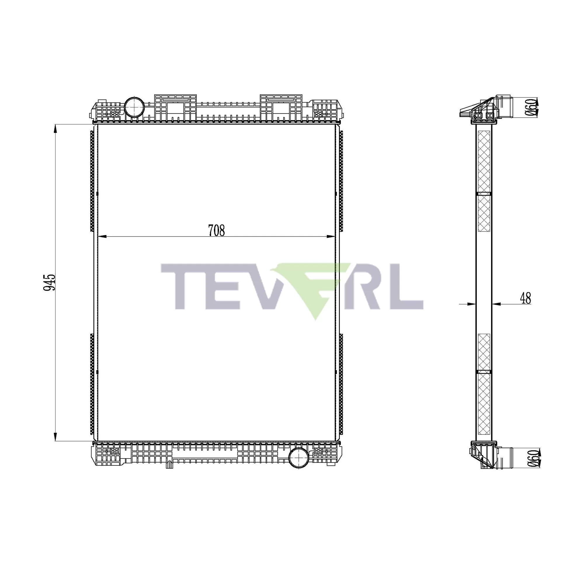 10901009 MAN Radiator