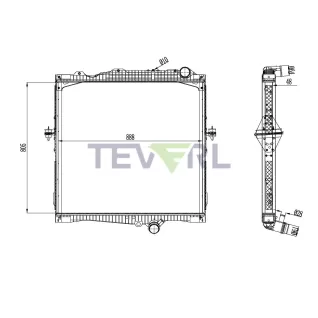 11001014 Renault Radiator
