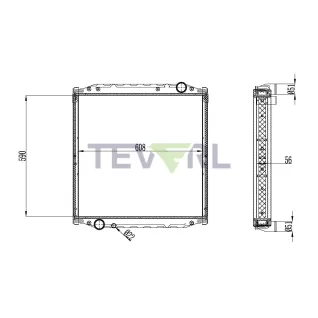 10901001 MAN Radiator