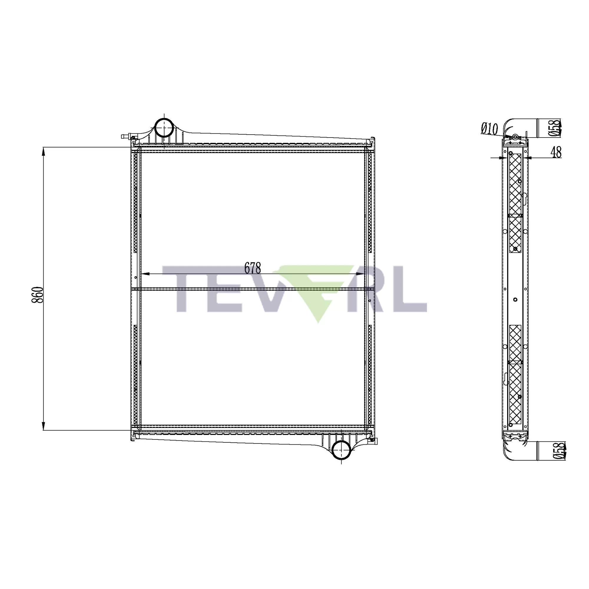 10801005 Scania Radiator
