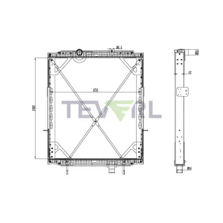 10201007 Kenworth Peterbilt Radiator